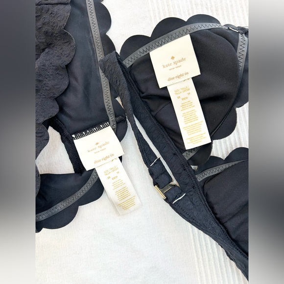 ✨Host Pick✨ KATE SPADE NEW YORK Marina Piccola Scallop Textured Triangle Bikini - Picture 12 of 16